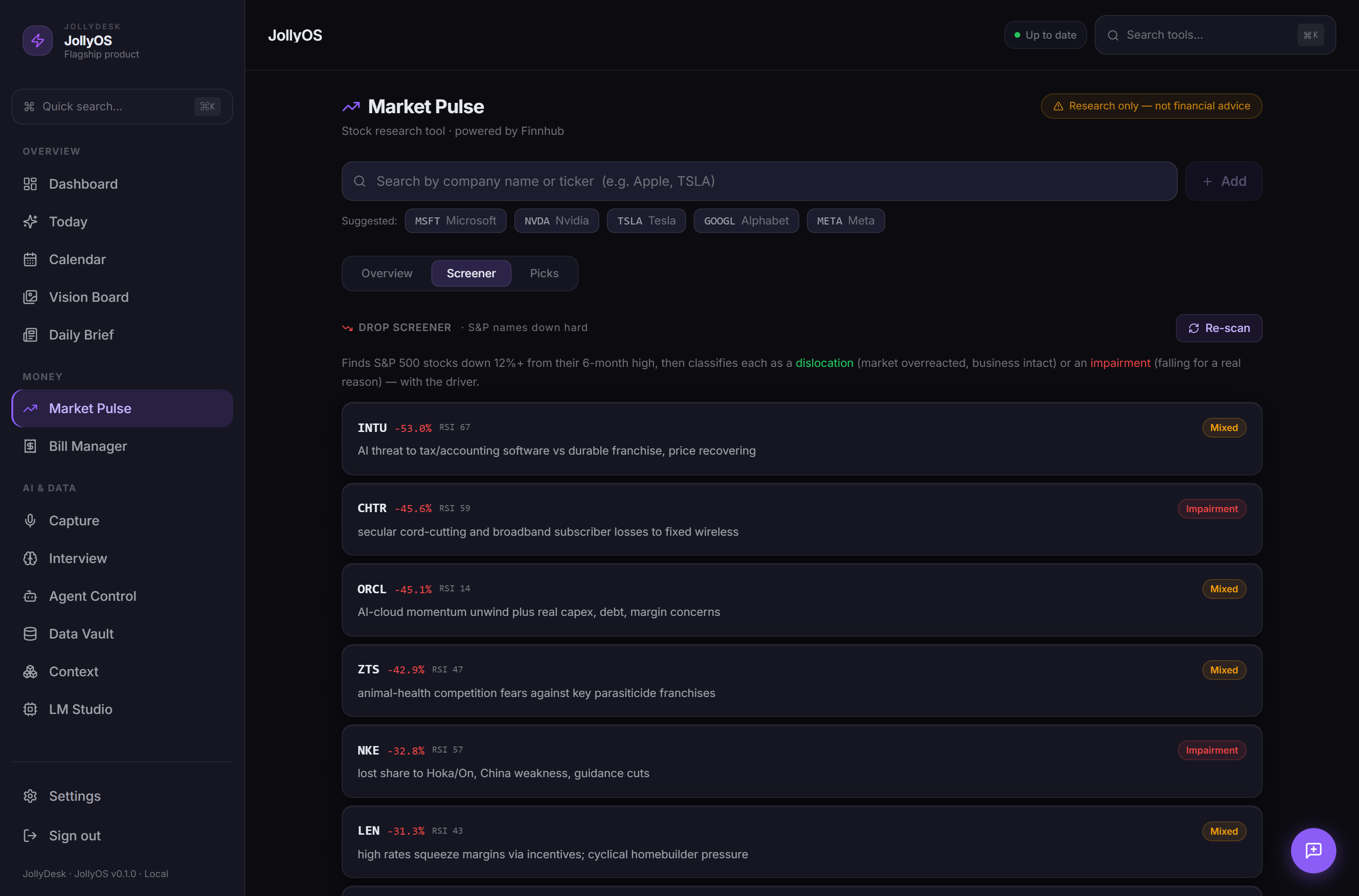 Market Pulse screenshot